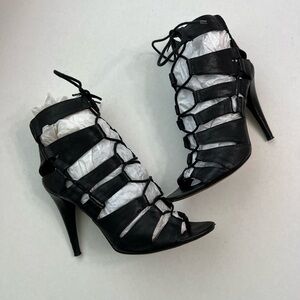 Loeffler Randall Luiza Lace-Up Gladiator High Heel Sandals